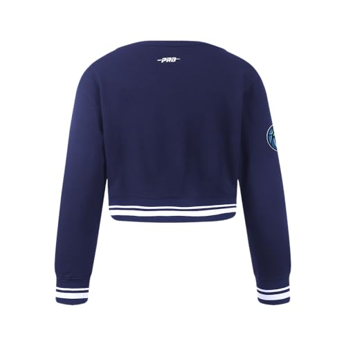 Image of Pro Standard Big Girls NBA Retro Classics Fleece Crewneck Sweatshirt