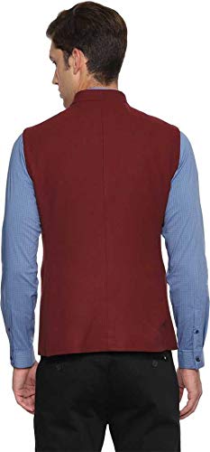 Image of Dhingra Men's Solid Nehru Jacket