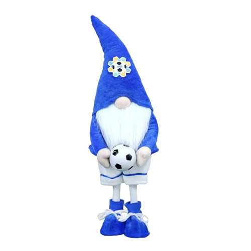 Delicadas muñecas de fútbol Rudolph, elegantes decoraciones festivas, gnomos, adorno para regalo hecho a mano para niños, joyería delicada