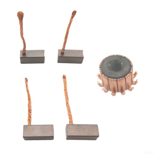 Conmutador de motor de ventilador de aire acondicionado, juego de escobillas de carbono para Toyota, Honda, Kia, pieza de repuesto de motor de ventilador de CA de vehículo compatible con