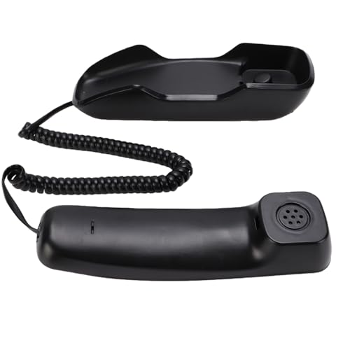 Teléfono Básico con Cable para Montaje en Pared, Negro miniatura 5