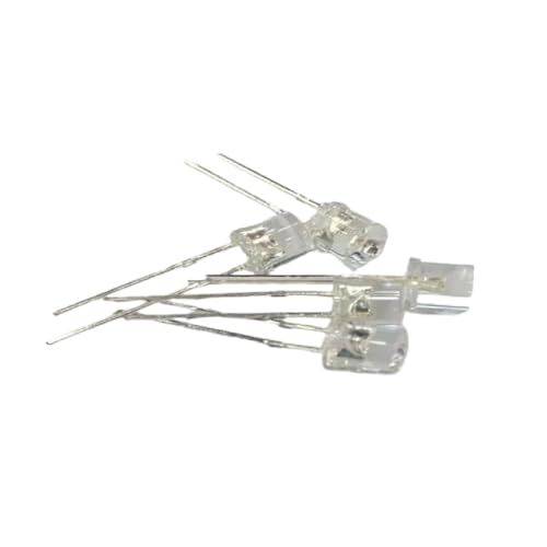 100pcs Flat Top 5mm Blue LED Diode Light Water Clear 5 MM Ultra Bright Wide Angle Light-Emitting Diode LED Lamp Through Hole New for Arrival 2025 High for Quality