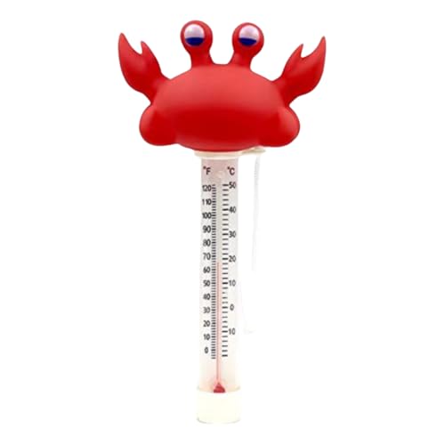 The Swimming Pool Water Temperature Gauge for Flamingos, Turtles and Frogs is Suitable for All Outdoor and Indoor Swimming Pools and Other Spaces (Style 1)