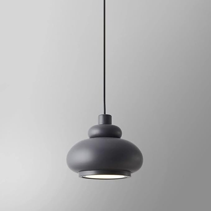 HWSY Hars Verlichting Schaduw Hangende Kroonluchter Lichtpunt, Geometrische E27 Drop Plafondlamp Moderne Eetkamer Lamp Hanglampen voor Woonkamer Keuken Eiland/K Grijs Interesting