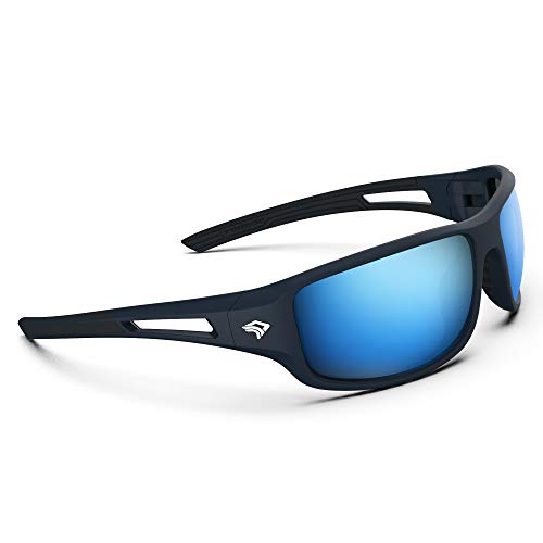 image for Torege Polarized Sports Sunglasses for Men Women Cycling Running Drivi