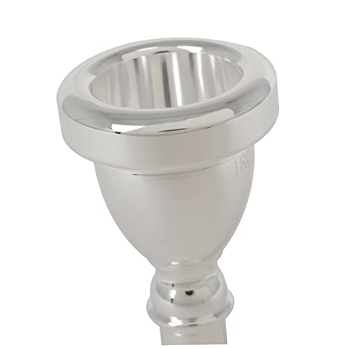 Embouchure tuba 14mm argentée résolvant les pertes d'air de jeu - 7