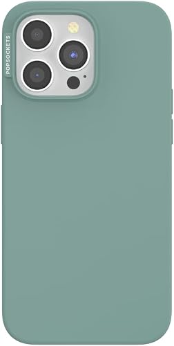 PopSockets iPhone 15 Pro Max Case Compatible with MagSafe, Phone Case for iPhone 15 Pro Max, Wireless Charging Compatible, Case Only - Turquoise