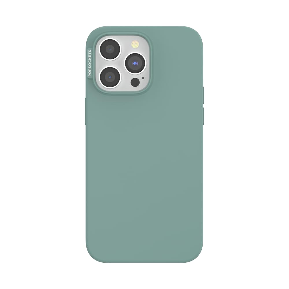 PopSockets iPhone 15 Pro Max Case Compatible with MagSafe, Phone Case for iPhone 15 Pro Max, Wireless Charging Compatible, Case Only - Turquoise