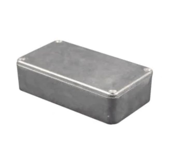 1590DDBK,Enclosures, Boxes, & Cases Diecast Alum Black 188 x 120 x 37 mm