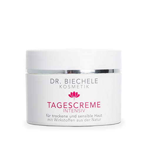 Dr. Biechele TAGESCREME INTENSIV 1er Pack (1 x 50 ml) - Gesicht Feuchtigkeitscreme für trockene, sensible, juckende Haut mit DermCom® Anti-Aging Schutz & Hautverjüngungs-Effekt, Bienenwachs, Mandelöl
