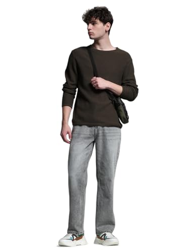 Image of Jack & Jones Men's Loose Fit Jeans | High Rise | Jeans for Men