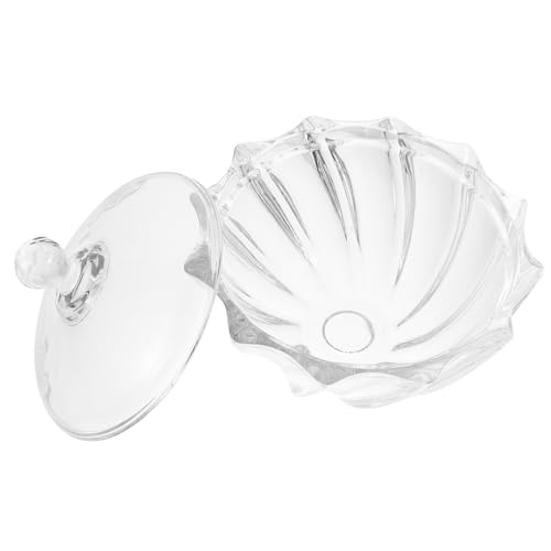 TOYANDONA Tarro de Vidrio para con Tapa Hermética Frasco Decorativo para Snacks Mesa Dulce Recipiente Multiusos para Almacenamiento Doméstico