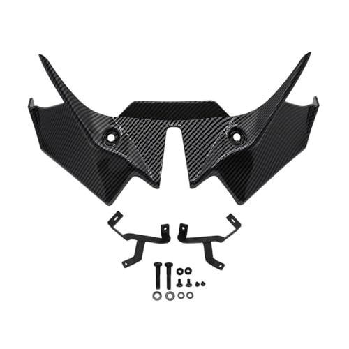 Aileron avant de carenage Kawasaki Z650 style carbone pour balades et sorties sportives