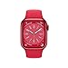 Apple Watch Series 8 [GPS + Cellular 41mm] Smart watch w/ (PRODUCT)RED Aluminum Case w/ (PRODUCT)RED Sport Band-M/L. Fitness Tracker, Blood Oxygen & ECG Apps, Always-On Retina Display, Water Resistant