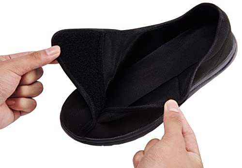 Men Wide Walking Shoes Adjustable Velcr Elderly Diabetic Edema Swollen Feet Outdoor Lightweight Anti Slip Sneaker Sole2