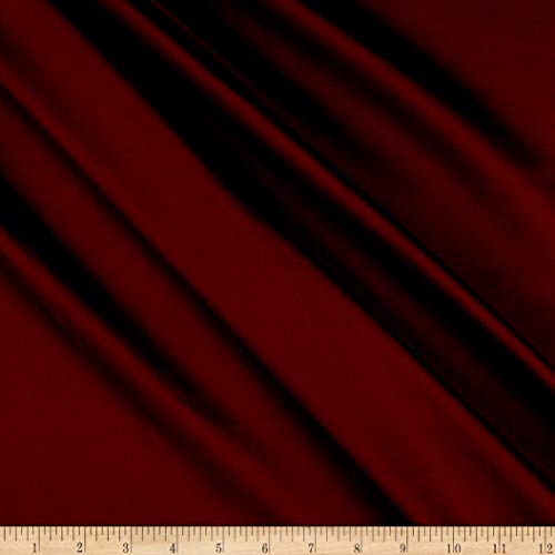 Fabric Merchants Techno Scuba Stretch Stretch Knit Wine, Fabric by the Yard