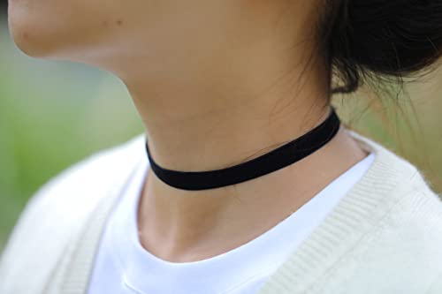 Rarelove Classic Black Velvet 10Mm Choker Necklace #TOP5