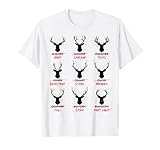 Funny Ugly Christmas Top Deer Hunter Santa's Reindeer Jerky T-Shirt