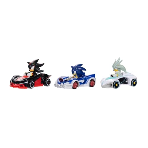 Vehículos Sonic The Hedgehog 3-Pack escala 1:64 miniatura 3