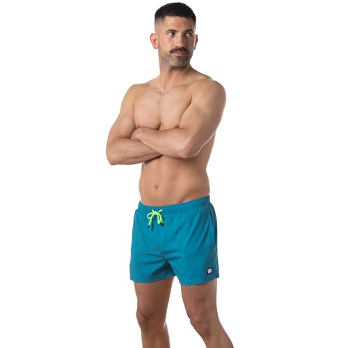 Third Wave Swim Trunks for Men with Compression Liner and 3 Inch Inseam - Premium Swim Shorts and Bathing Suit for Swimming4