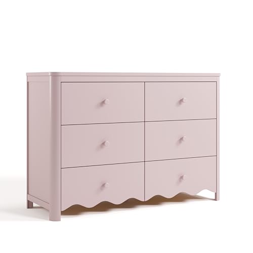 Storkcraft Casablanca 6 Drawer Dresser, Blush