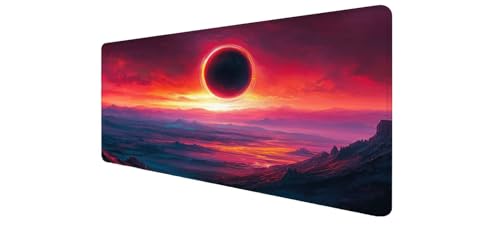 Alfombrilla ratón XXL RíO 800x400mm con base de goma antideslizante Eclipse D1-488