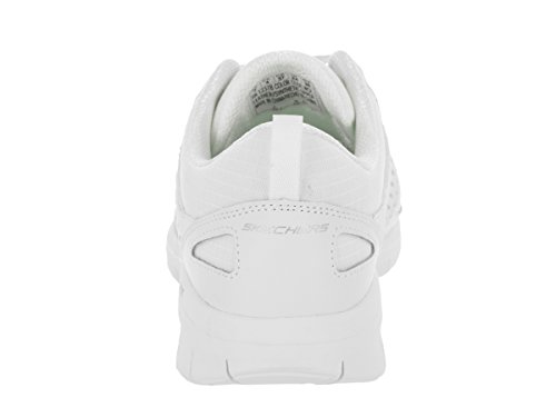Skechers Skechers Women's Synergy 2.0 - Rising Star, Walking, White/Silver, 6 US M