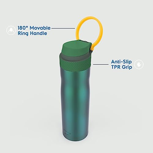 Image of Headway Oslo Thermosteel Water Bottle Gradiant Rainbow 750 ml - 2 Years Brand Warranty | Stainless Steel Water Bottle | Steel Bottle | 20 Hours Hot & 24 Hours Cold | Ideal for Home and Office
