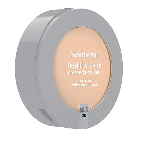 Kenvue Neutrogena Healthy Skin Pressed Makeup Powder Compact with Antioxidants & Pro Vitamin B5, Evens Tone, Minimizes Shine & Conditions, Light to Medium 30.34 oz (Pack of 2)