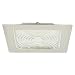 Elco Lighting EL11W 8" CFL Square Trim with Fresnel Glass Lens - EL11W (CFL)