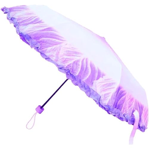 Parapluie motif chou pliable anti-UV efficace contre le vent - 2