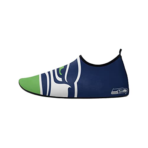 Image of FOCO NFL Mens Nflteam Logo Barefoot Beach Pool Quick-Dry Aqua Yoga Water Shoes