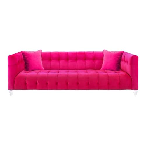 TOV Furniture Bea Velvet Sofa Pink
