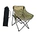 kowaku Camping Chair Folding Chair Portable Practical for Adults with Storage Bag for Backyard Barbecue Sporting Events Lawn Travel, Khaki