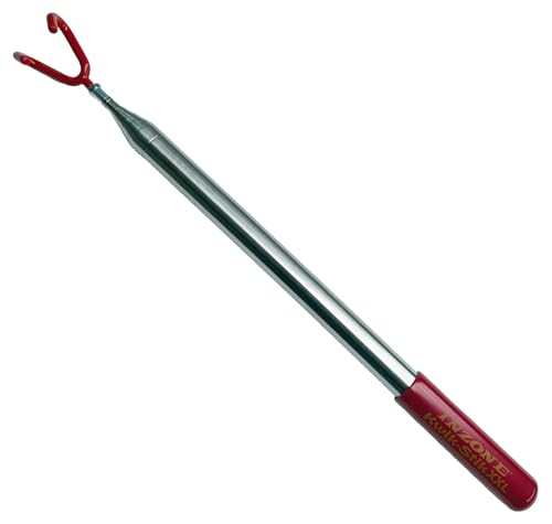 InZone Kwik-Stik XXL Disc Golf Disc Retriever with Double Hook Lightweight Collapsible & Versatile for Easy Disc Recovery from Trees Water Rooftops & More!