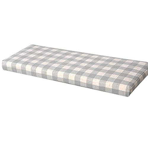 Cojín grueso para banco de jardín de 2/3 plazas, para interiores y exteriores, 100/120 cm, cómodo cojín para columpio de patio, 80 x 30 x 5 cm, almohadilla para banco de comedor
