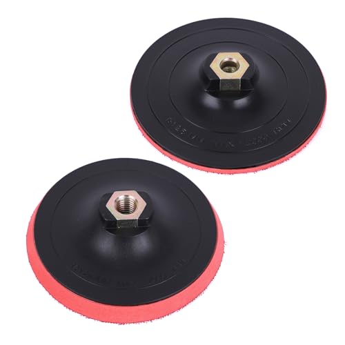 2Pcs Sanding Pad Thread Adhesive Polishing Pad for Angles Grinder Polisher Tool Polishing Pad Automotive Detailing