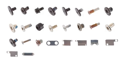 A2337 Complete Screws Set for MacBook Air 13 inch M1 2020 (Logic Board/Bottom Case) (Silver)