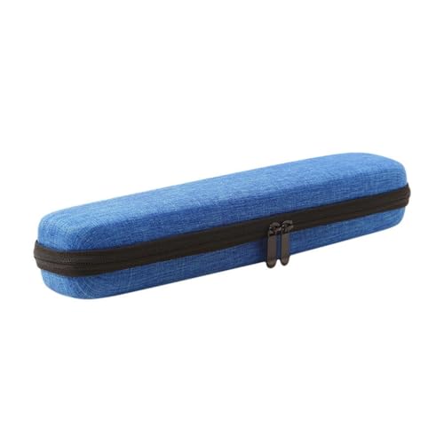 Estuche de viaje rígido con cremallera para planchas y rizadores de cabello, color azul real miniatura 3