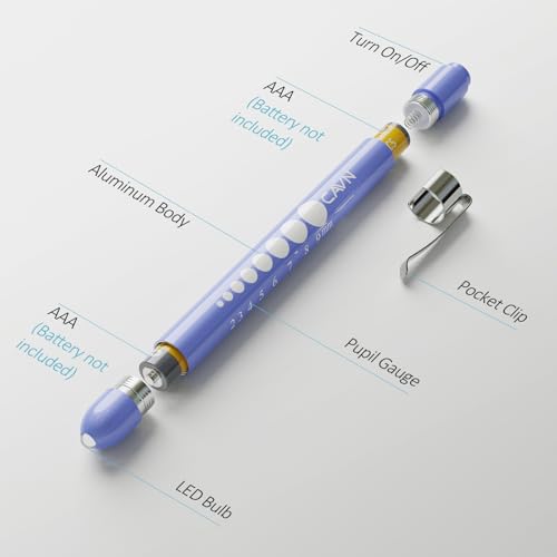 Image of CAVN Pen Light with Pupil Gauge LED Penlight for Nurses Doctors
