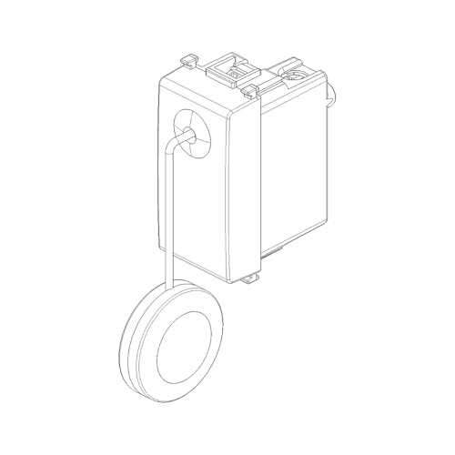 Poussoir Tirant 1 pôle VIMAR série plat 10 A Silver interrupteur - 3