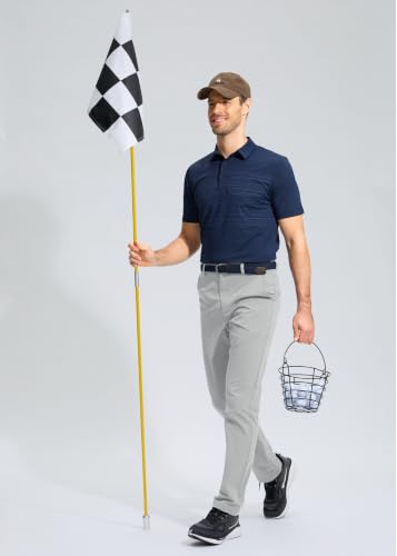 Pudolla Men's Stretch Golf Pants w/ Pockets (Select Sizes & Colors) - image 7
