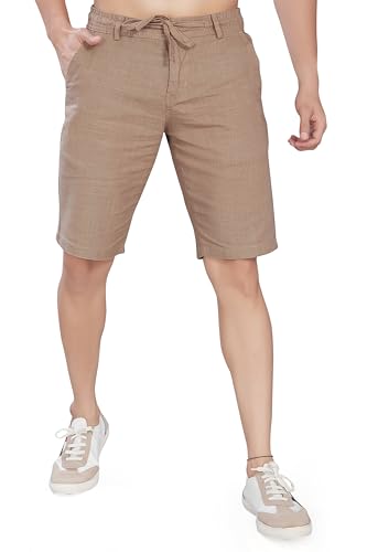 Image of DIVISIVE Men's Relaxed Fit Cotton Linen Blend Shorts