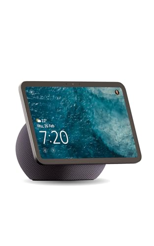Image of Amazon Echo Show 8 (newest model), vibrant 8.7 inch HD display with spatial audio & Alexa, new sleek design, smart home controls, 2x bass speaker, 13 MP camera, bluetooth, Graphite