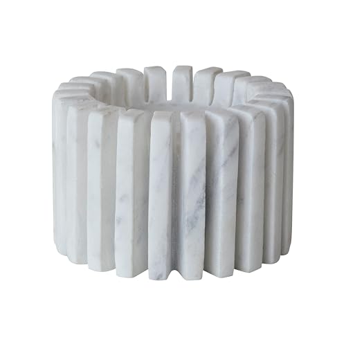 Bloomingville Marble Candleholder, White by Bloomingville - Used condition - Image 8