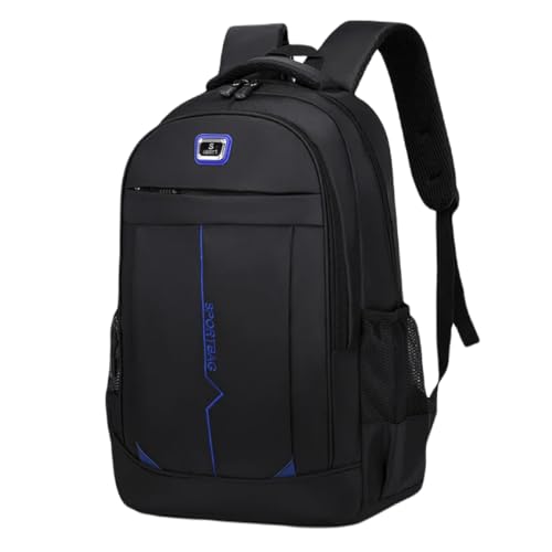 TOKSHOP Mochila Executiva Masculina Feminina para Notebook de até 15,6 Polegadas 21 Litros Reforçada Impermeável e Resistente Ideal para Viagem Escola Acampamento (Azul)