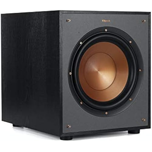 Klipsch R-100SW 10" Subwoofer, Incredibly Deep Bass and an All-digital Amplifier,14 5" x 12 5" x 16 4"