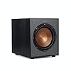 Klipsch R-100SW 10 Subwoofer, Incredibly Deep Bass and an All-digital Amplifier,14 5 x 12 5 x 16 4