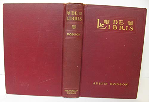 De libris: Prose & verse B000WXMXEG Book Cover