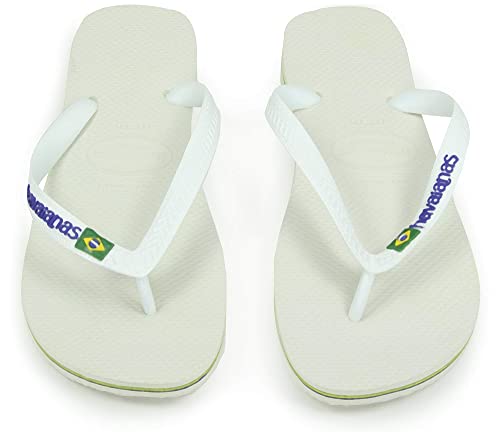 Chinelo Brasil, Havaianas, Adulto Unissex, Branco, 47/48